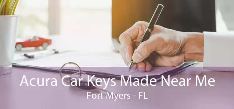 Acura Car Keys Made Near Me Fort Myers - FL