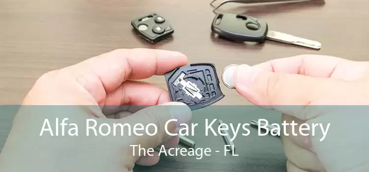 Alfa Romeo Car Keys Battery The Acreage - FL