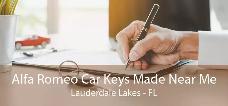 Alfa Romeo Car Keys Made Near Me Lauderdale Lakes - FL