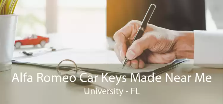Alfa Romeo Car Keys Made Near Me University - FL
