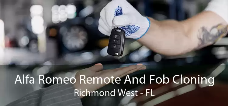 Alfa Romeo Remote And Fob Cloning Richmond West - FL