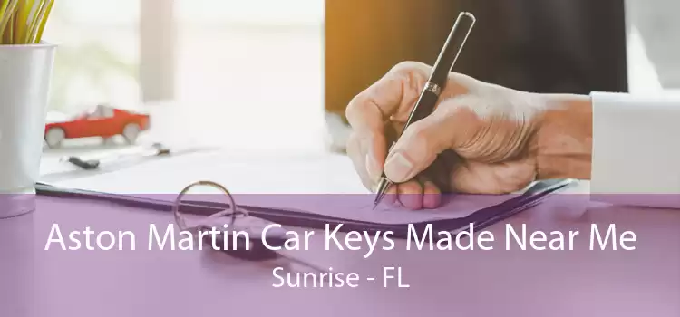 Aston Martin Car Keys Made Near Me Sunrise - FL