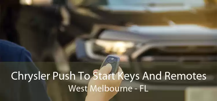 Chrysler Push To Start Keys And Remotes West Melbourne - FL
