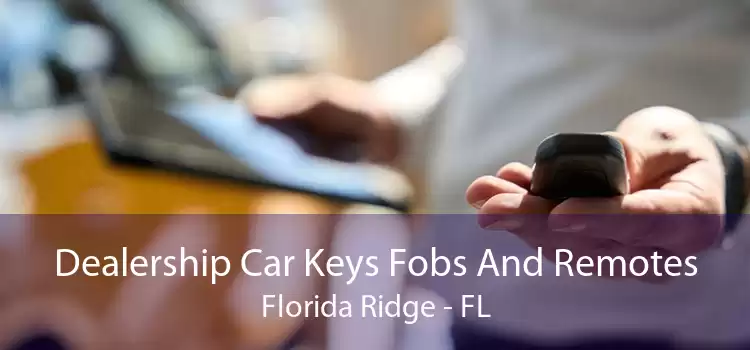 Dealership Car Keys Fobs And Remotes Florida Ridge - FL