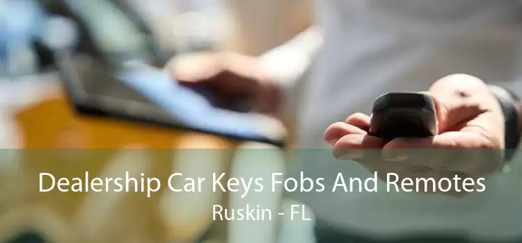 Dealership Car Keys Fobs And Remotes Ruskin - FL