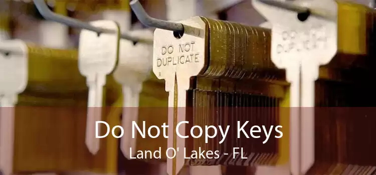 Do Not Copy Keys Land O' Lakes - FL