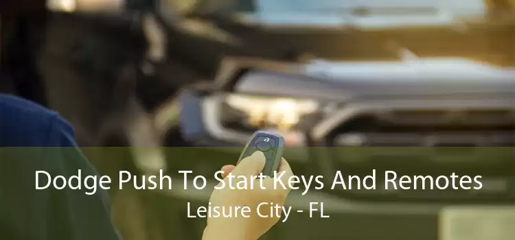 Dodge Push To Start Keys And Remotes Leisure City - FL