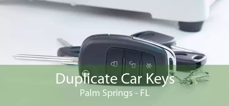 Duplicate Car Keys Palm Springs - FL