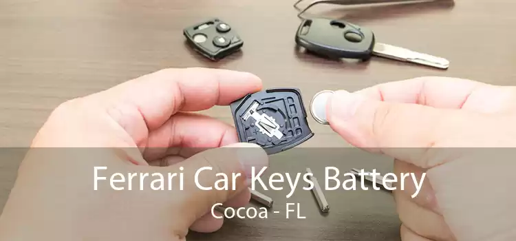 Ferrari Car Keys Battery Cocoa - FL