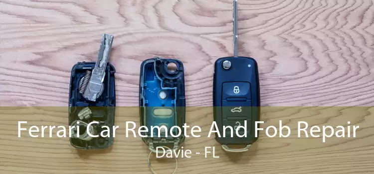Ferrari Car Remote And Fob Repair Davie - FL