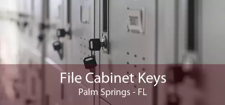 File Cabinet Keys Palm Springs - FL