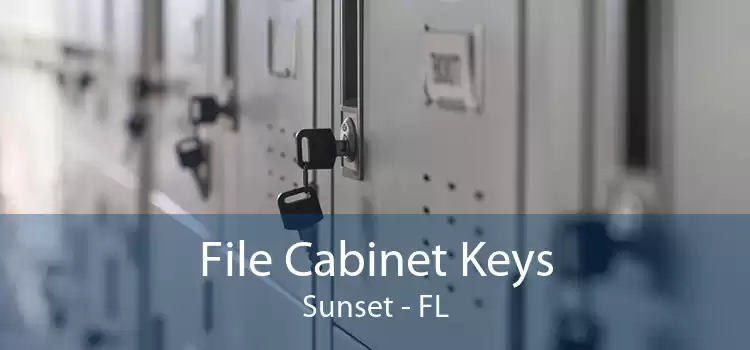 File Cabinet Keys Sunset - FL