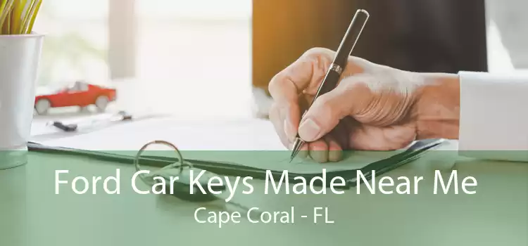 Ford Car Keys Made Near Me Cape Coral - FL