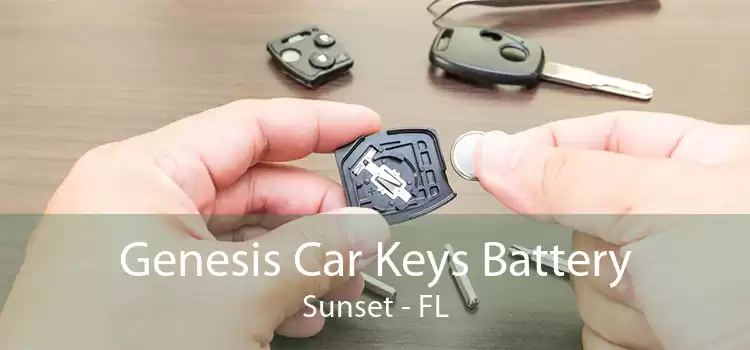 Genesis Car Keys Battery Sunset - FL
