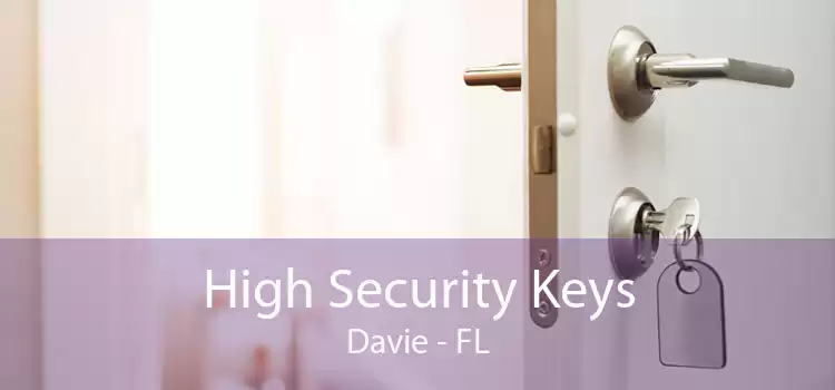 High Security Keys Davie - FL