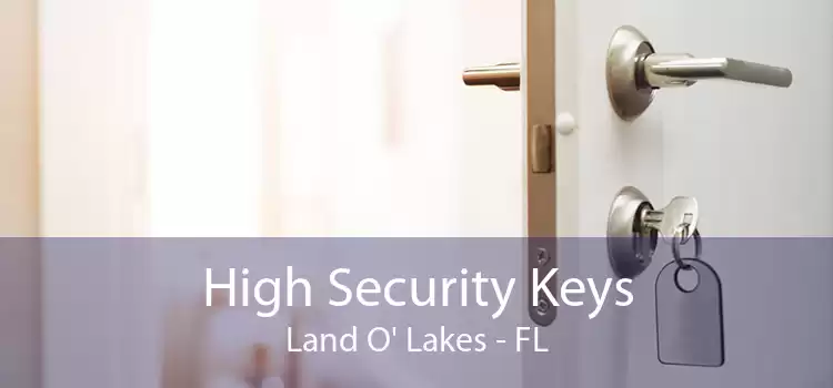 High Security Keys Land O' Lakes - FL