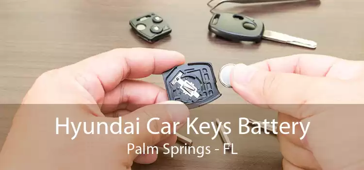 Hyundai Car Keys Battery Palm Springs - FL