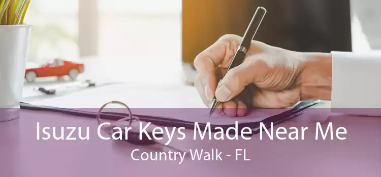 Isuzu Car Keys Made Near Me Country Walk - FL