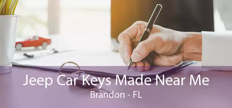 Jeep Car Keys Made Near Me Brandon - FL
