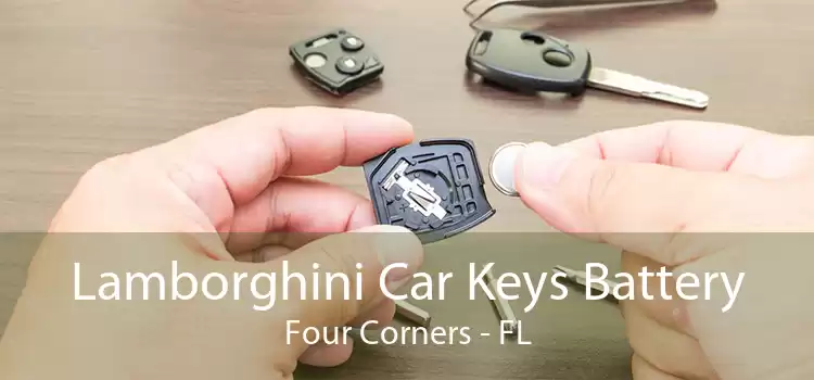 Lamborghini Car Keys Battery Four Corners - FL
