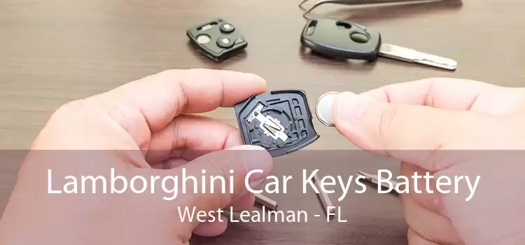 Lamborghini Car Keys Battery West Lealman - FL