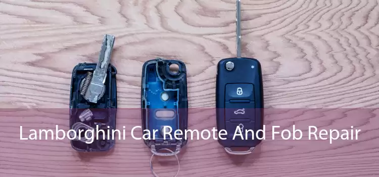 Lamborghini Car Remote And Fob Repair 