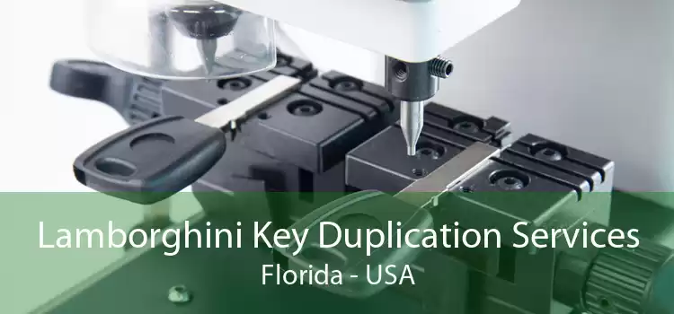 Lamborghini Key Duplication Services Florida - USA