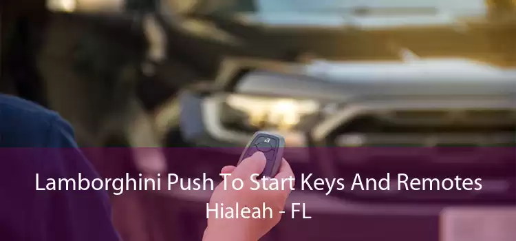 Lamborghini Push To Start Keys And Remotes Hialeah - FL