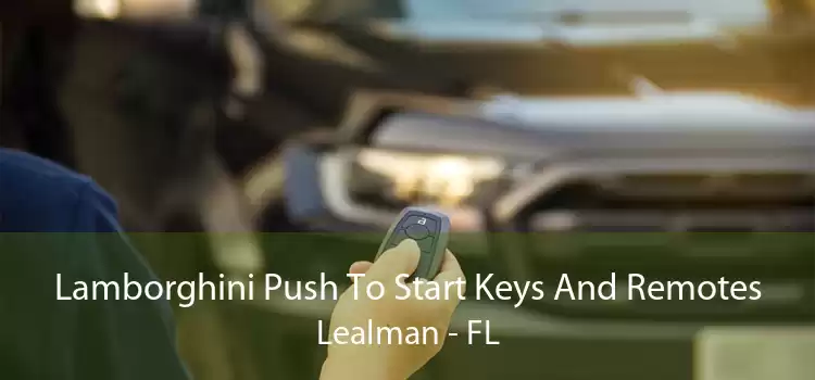 Lamborghini Push To Start Keys And Remotes Lealman - FL