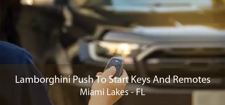Lamborghini Push To Start Keys And Remotes Miami Lakes - FL
