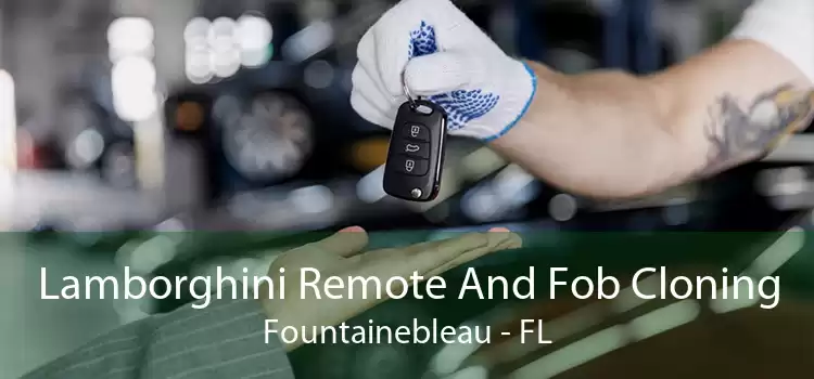 Lamborghini Remote And Fob Cloning Fountainebleau - FL