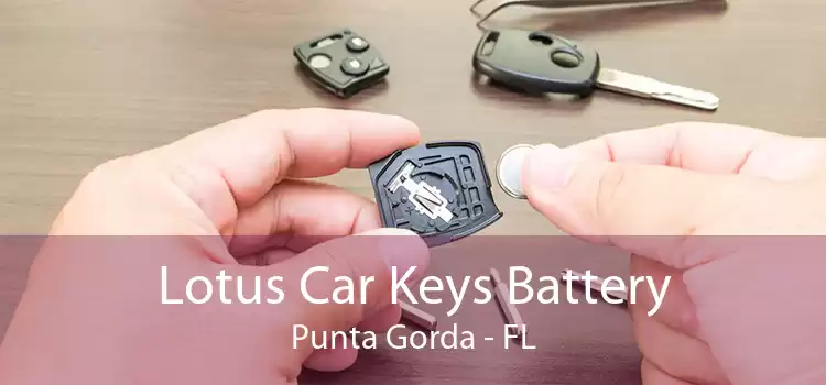 Lotus Car Keys Battery Punta Gorda - FL