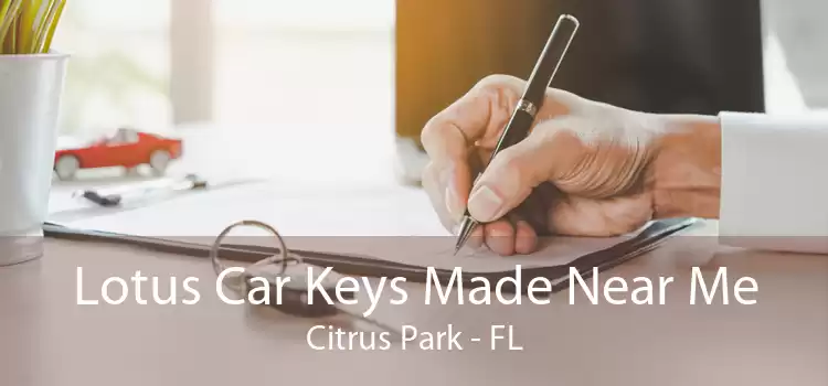 Lotus Car Keys Made Near Me Citrus Park - FL