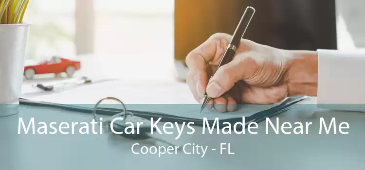 Maserati Car Keys Made Near Me Cooper City - FL