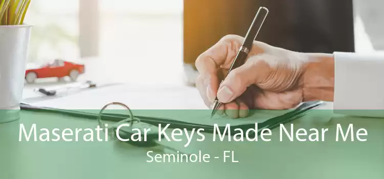 Maserati Car Keys Made Near Me Seminole - FL