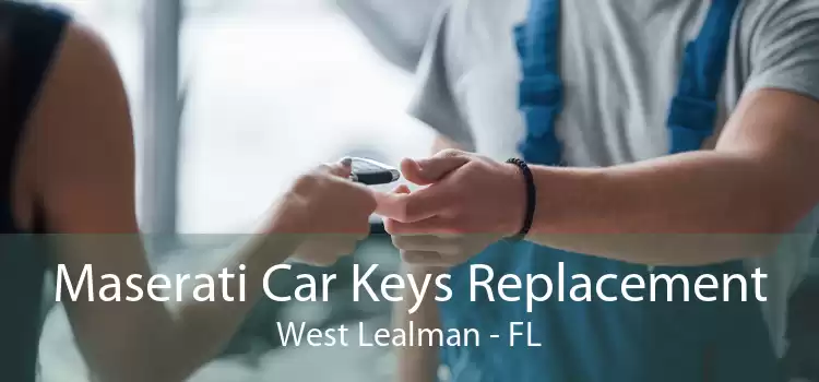 Maserati Car Keys Replacement West Lealman - FL