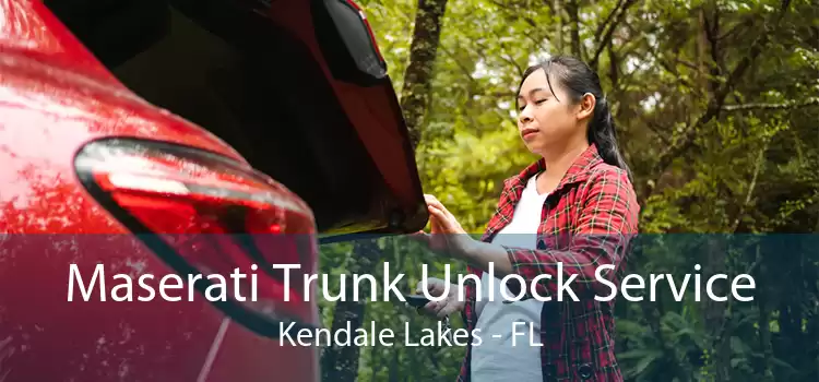 Maserati Trunk Unlock Service Kendale Lakes - FL