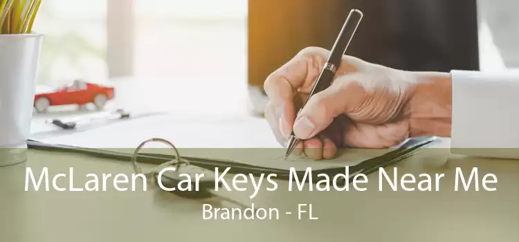 McLaren Car Keys Made Near Me Brandon - FL