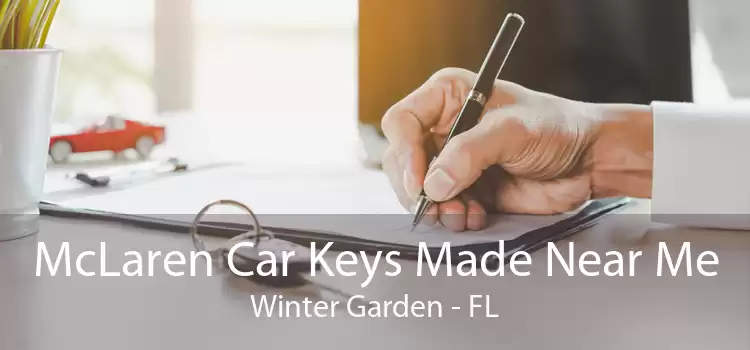 McLaren Car Keys Made Near Me Winter Garden - FL