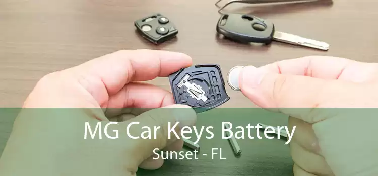 MG Car Keys Battery Sunset - FL