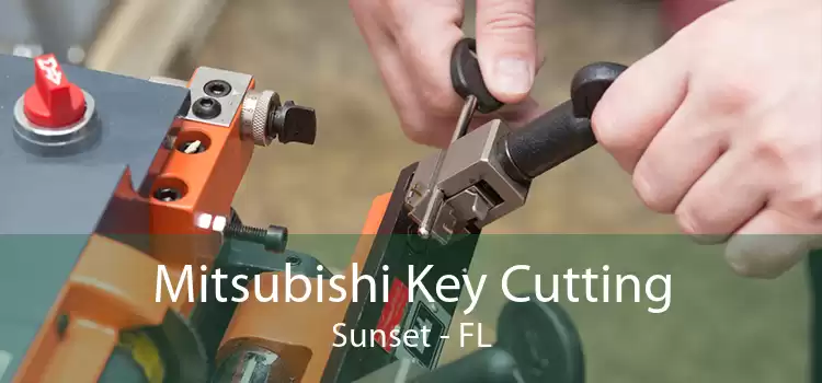 Mitsubishi Key Cutting Sunset - FL