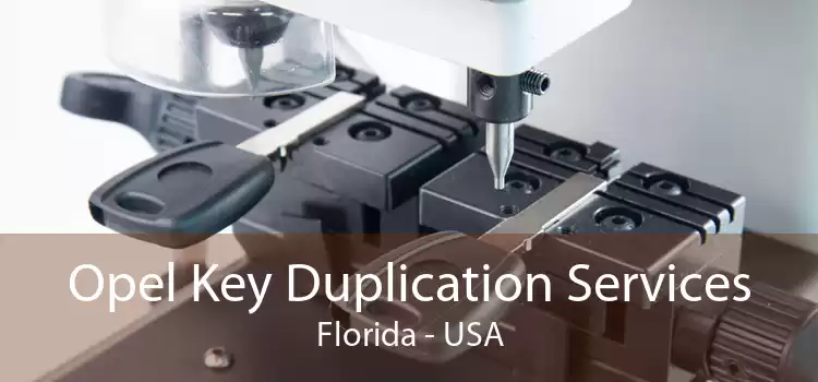 Opel Key Duplication Services Florida - USA