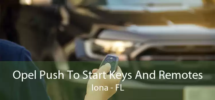 Opel Push To Start Keys And Remotes Iona - FL