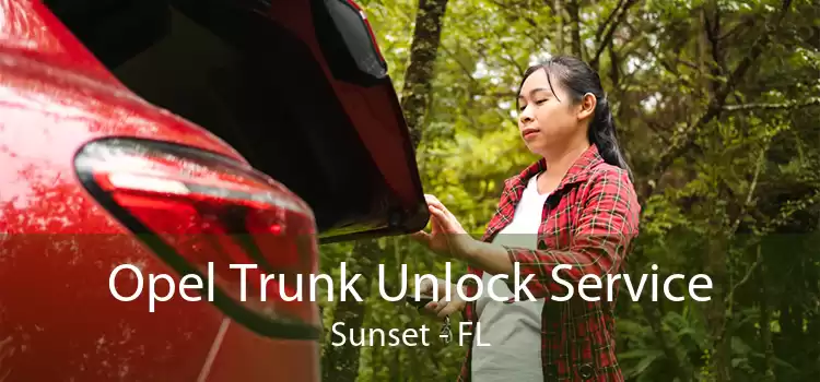 Opel Trunk Unlock Service Sunset - FL