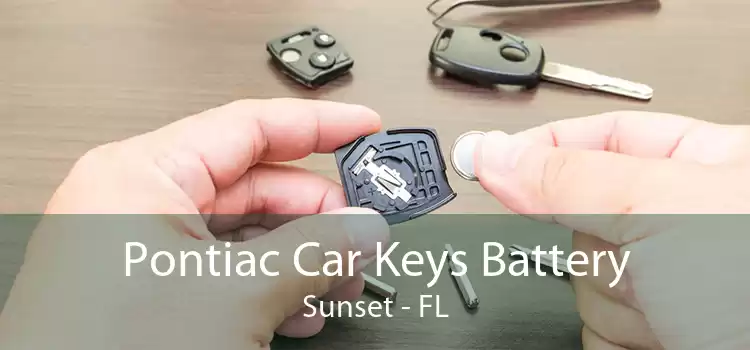 Pontiac Car Keys Battery Sunset - FL