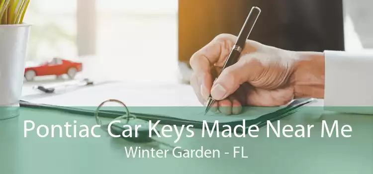 Pontiac Car Keys Made Near Me Winter Garden - FL