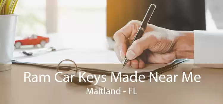 Ram Car Keys Made Near Me Maitland - FL