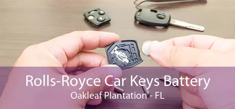 Rolls-Royce Car Keys Battery Oakleaf Plantation - FL
