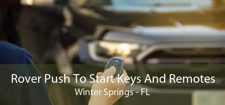 Rover Push To Start Keys And Remotes Winter Springs - FL