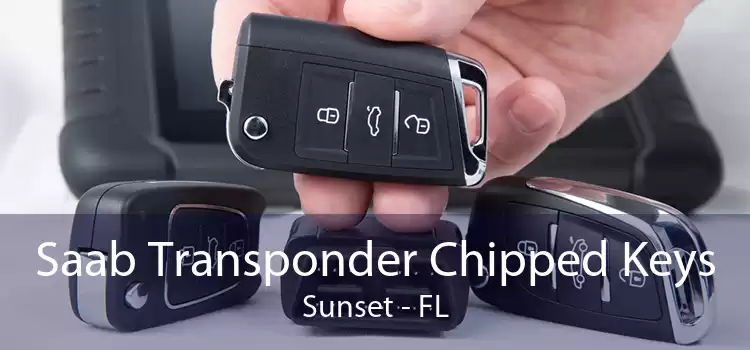 Saab Transponder Chipped Keys Sunset - FL